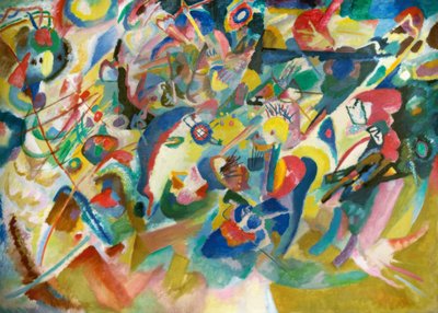 構成VIIのドラフト3 作： Wassily Kandinsky