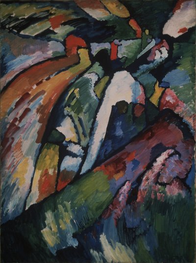 即興7、1910 作： Wassily Kandinsky