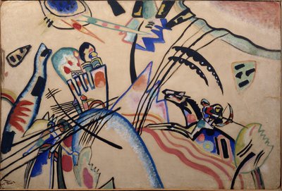 即興、c。 1913 作： Wassily Kandinsky