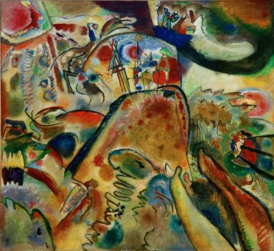 少しの喜び 作： Wassily Kandinsky