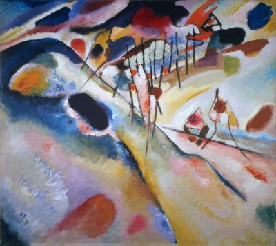 風景 作： Wassily Kandinsky