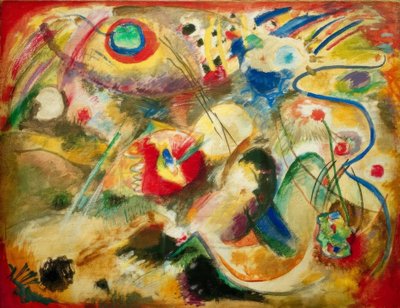 名前のない画像（大洪水） 作： Wassily Kandinsky