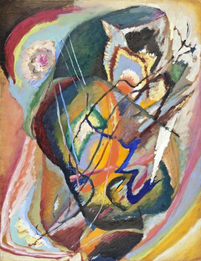 無題の即興III、1914 作： Wassily Kandinsky