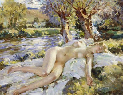 エイボンの夏 作： Wilfred Gabriel de Glehn