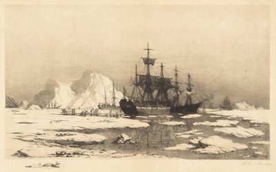 流氷の中で 作： William Bradford