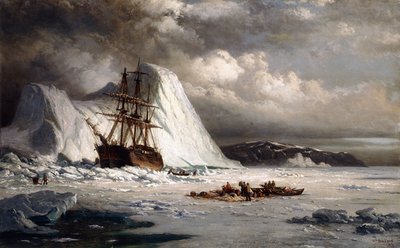 氷結船、 作： William Bradford