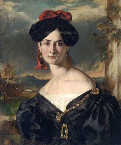 ルイーザ・ロールズ（ヴォーン夫人）」1853年没、1835年 作： William Etty