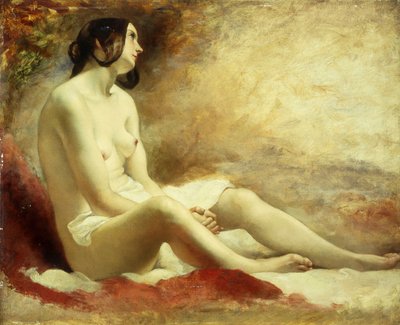 ドレープヌードの研究 作： William Etty