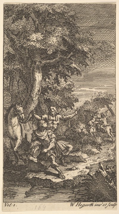 カサンドラ、Frontispiece、Vol。 1、1725。 作： William Hogarth