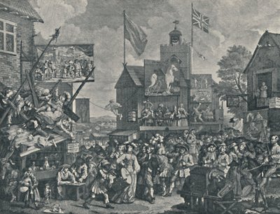 サザークフェア、1733年、1920年 作： William Hogarth