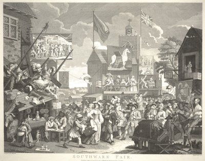 サウスワークフェア、トーマスクック（1744-1818）によって刻まれました 作： William Hogarth