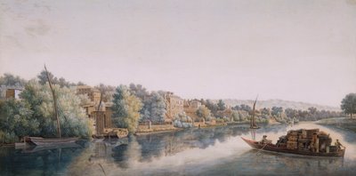 リッチモンドのテムズ川、1770-1780 作： William Marlow