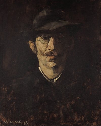 ヒューゴ・フォン・ハーバーマンの肖像 作： William Merritt Chase