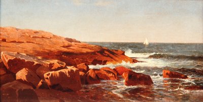 ロッキーショア、1862 作： William Stanley Haseltine