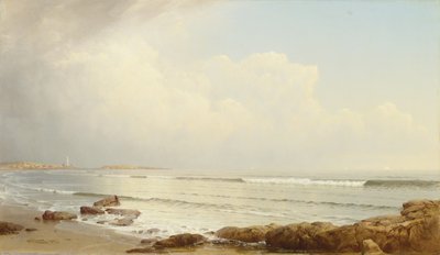 沿岸の風景、1872 作： William Trost Richards