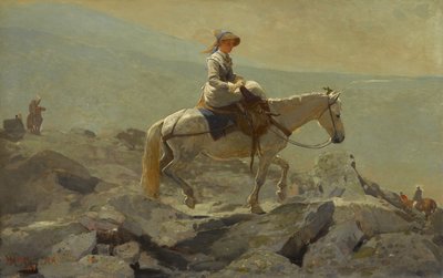 ブライドルパス、ホワイトマウンテン、1868 作： Winslow Homer