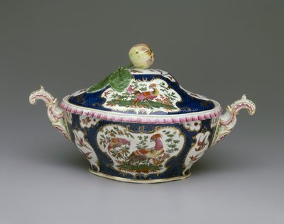 テリーヌ、1780年頃 作： Worcester Porcelain Manufactory