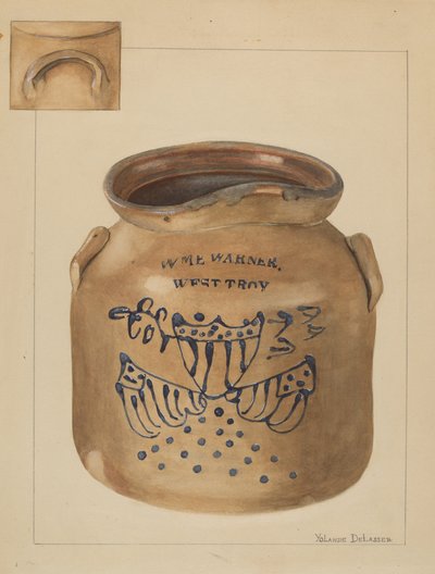 Jar, c. 1936. 作： Yolande Delasser