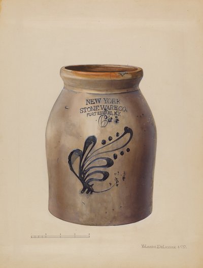 Jar, c. 1936. 作： Yolande Delasser