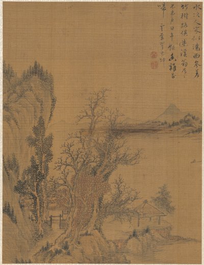 風景、1775年。 作： Zhai Dakun