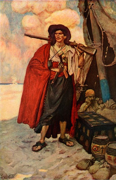 バッカニアは絵のような仲間だった 作： after Howard Pyle