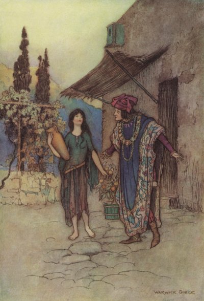 ジェフリー・チョーサー 『書記の物語』 作： after Warwick Goble