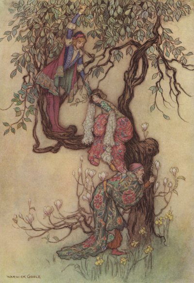 ジェフリー・チョーサー、「商人物語」 作： after Warwick Goble