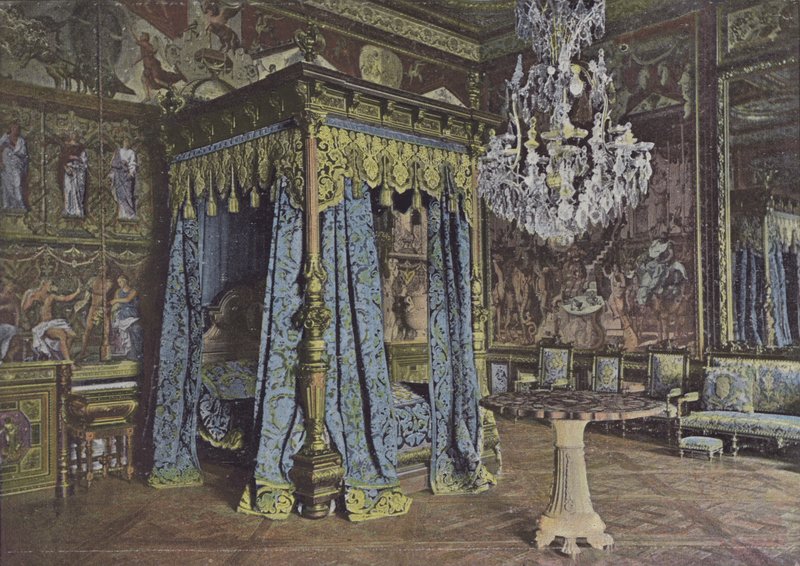 アンネ・オブ・オーストリアの部屋（カラー写真 作： （後）フランスの写真家