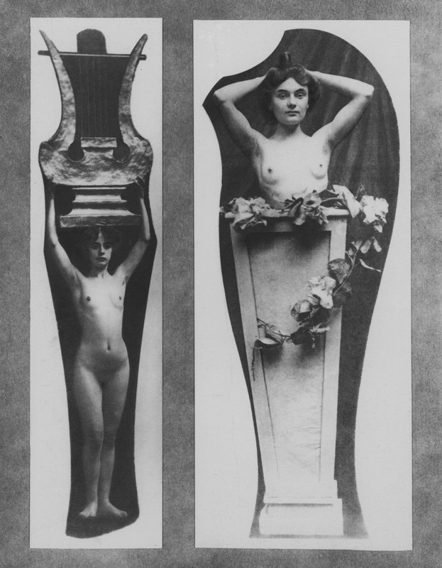 モデル（モノクロ写真 作： （後）フランスの写真家