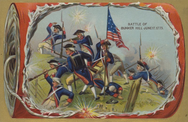 バンカーヒルの戦い、1775年6月17日 作： アメリカの学校