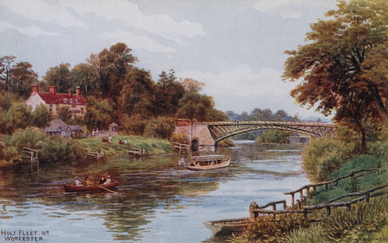 Holt Fleet、Nr Worcester 作： アルフレッドロバートクイントン