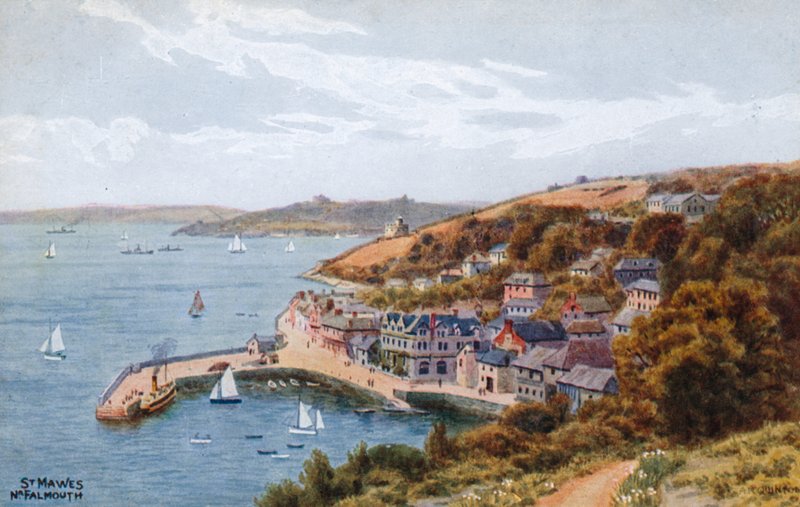 St Mawes、Nr。ファルマス 作： アルフレッドロバートクイントン
