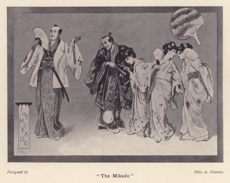 "The Mikado" (litho) 作： アリス・ヘイバーズ
