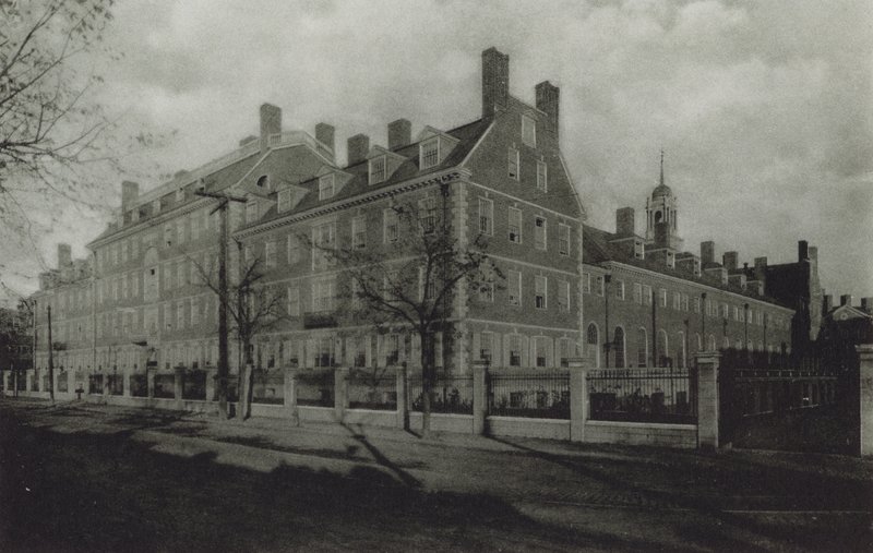 ハーバード大学スミス・ホールズ（モノクロ写真 作： アメリカの写真家（後）