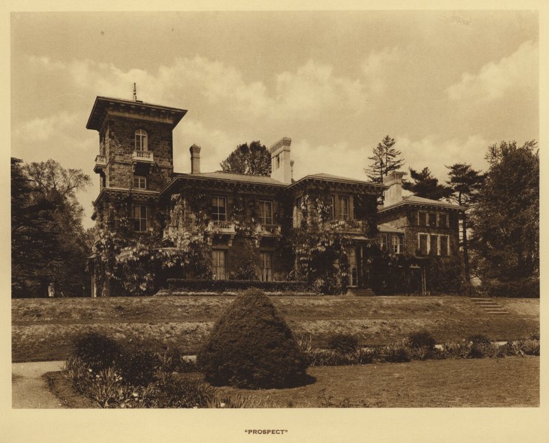 プリンストン大学（Princeton University）。「プロスペクト」（モノクロ写真 作： アメリカの写真家（後）