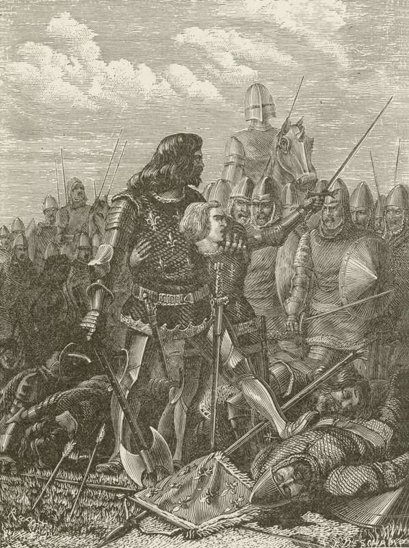 アジャンクールの戦いでのヘンリー5世 作： アメリカの学校