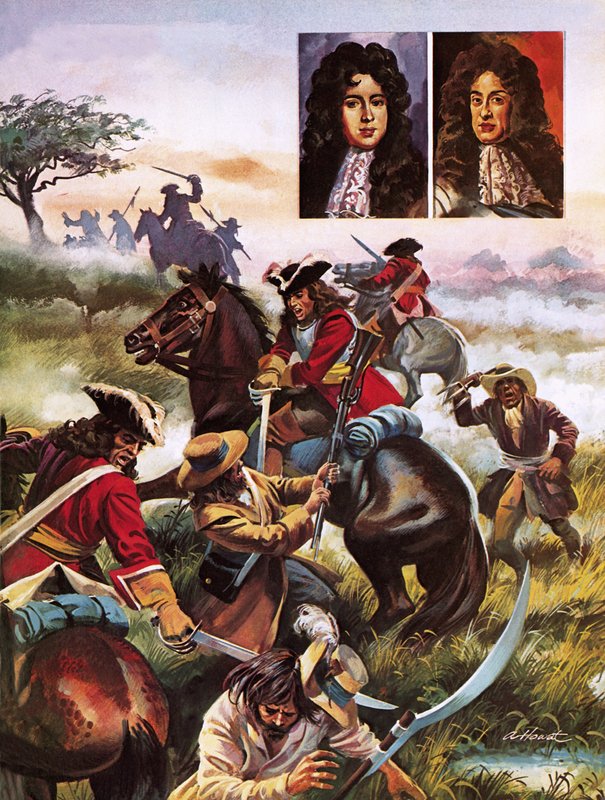 1685年セッジムーアの戦い 作： アンドリュー・ハウワット