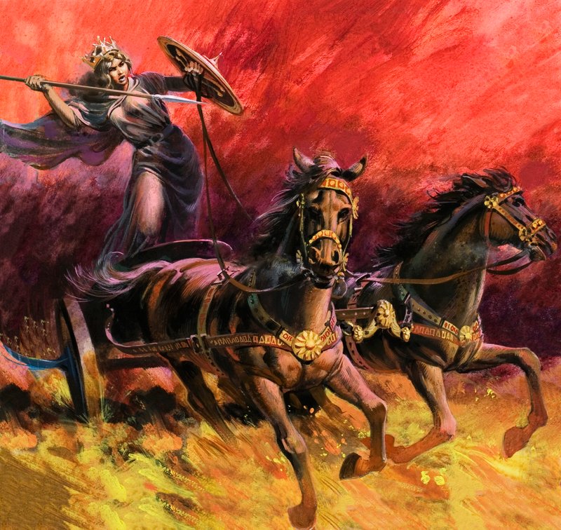 ボアディケア女王 作： アンドリュー・ハウワット