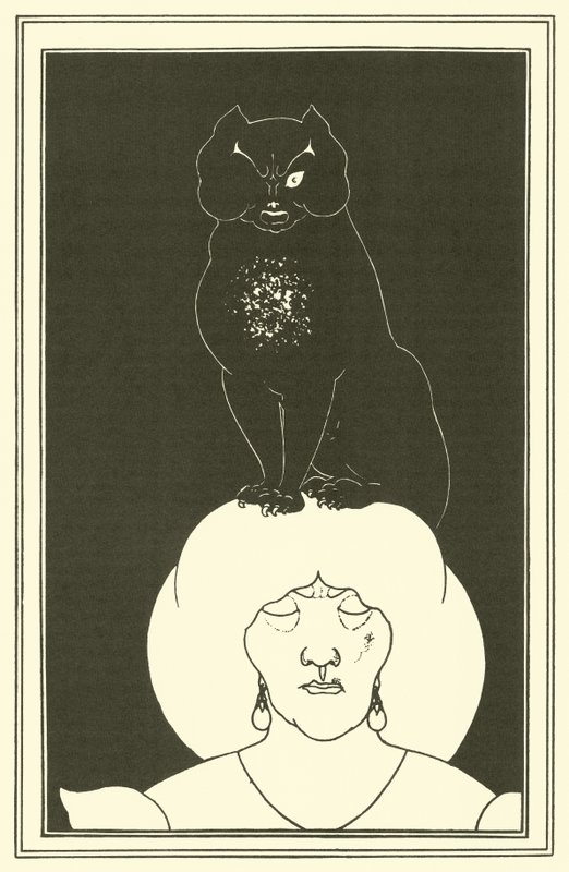 黒猫 作： オーブリービアズリー