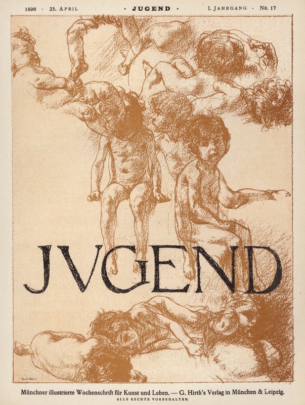 雑誌「Jugend」のカバーイラスト 作： カール・マー