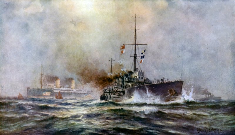 海のポリシング-新しい軽巡洋艦 作： レイシー後のチャールズ・ジョン・デ