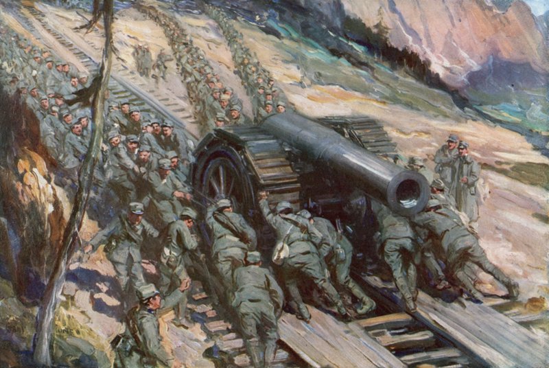山、イタリア、第一次世界大戦の征服 作： サイラスクネオ