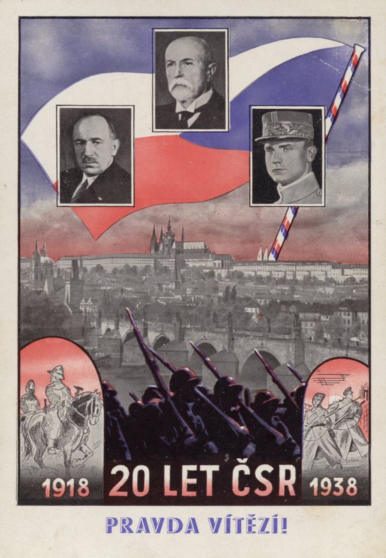 1918年-1938年のチェコスロバキア独立を祝う 作： チェコ語学校