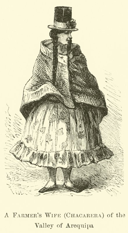 アレキパの谷の農家の妻（Chacarera） 作： Edouard Riou