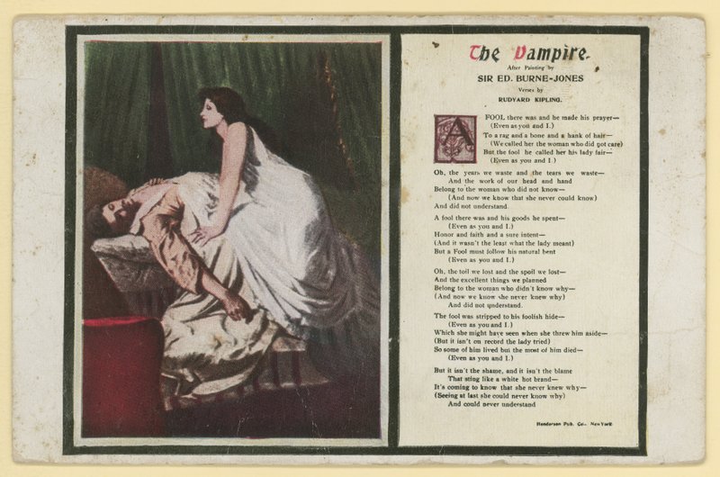 吸血鬼by Rudyard Kipling 作： エドワード・バーン・ジョーンズ