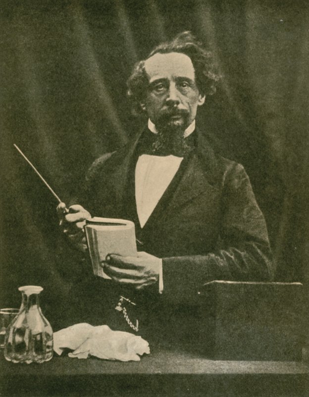 チャールズディケンズ、朗読、1859 作： 英語の写真家
