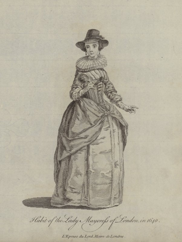 1640年のロンドン市長夫人の習慣 作： 英語学校