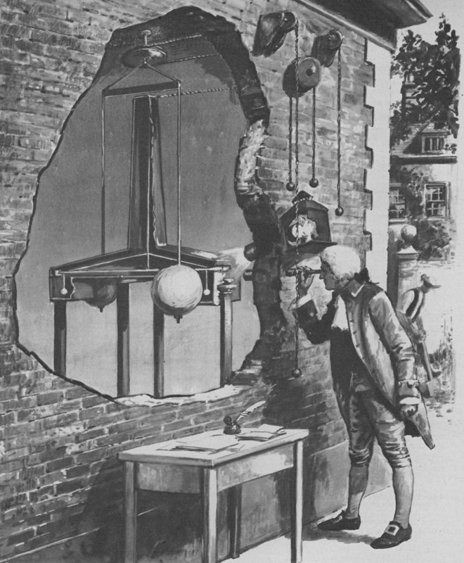 1798年にヘンリーキャベンディッシュが地球を計量した方法 作： 英語学校