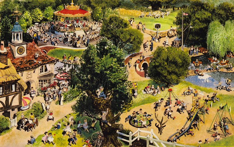 公園、イングランド、1960年代 作： 英語学校