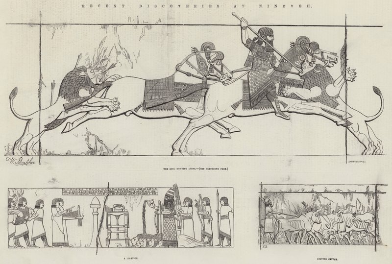 ニネベでの最近の発見 作： 英語学校